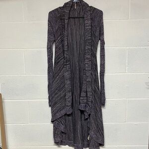 Free People Purple Cardigan Sweater